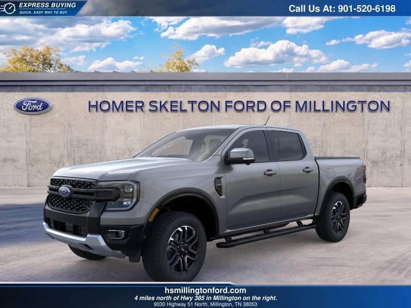 Gray Metallic 2025 Ford Ranger Pickup Truck Four-Wheel Drive Automatic