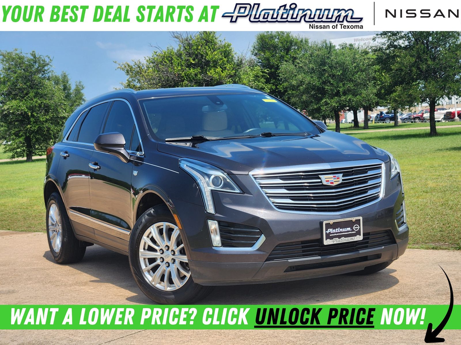 Dark Granite Metallic 2017 Cadillac XT5 SUV / Crossover Front-Wheel Drive 8-Speed Automatic