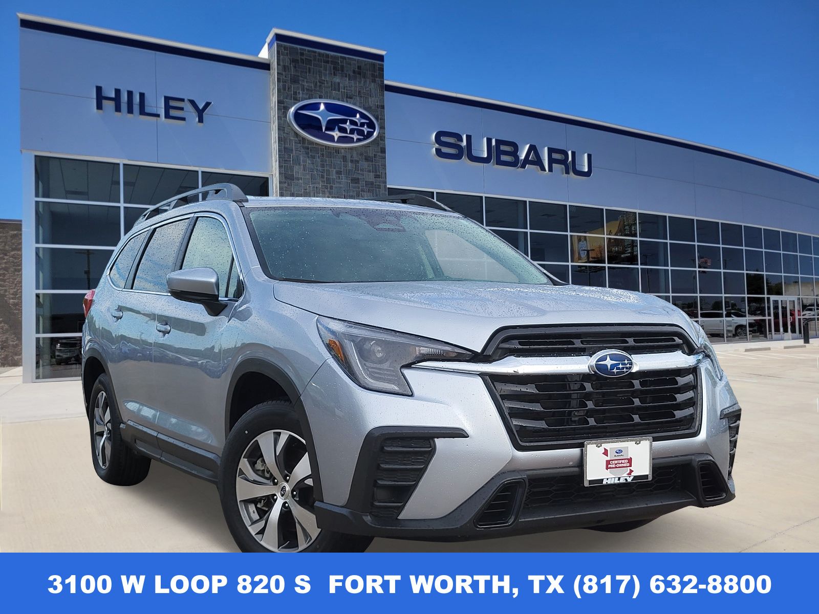 Ice Silver Metallic 2025 Subaru Ascent Premium 7-Passenger AWD SUV / Crossover All-Wheel Drive Continuously Variable Transmission