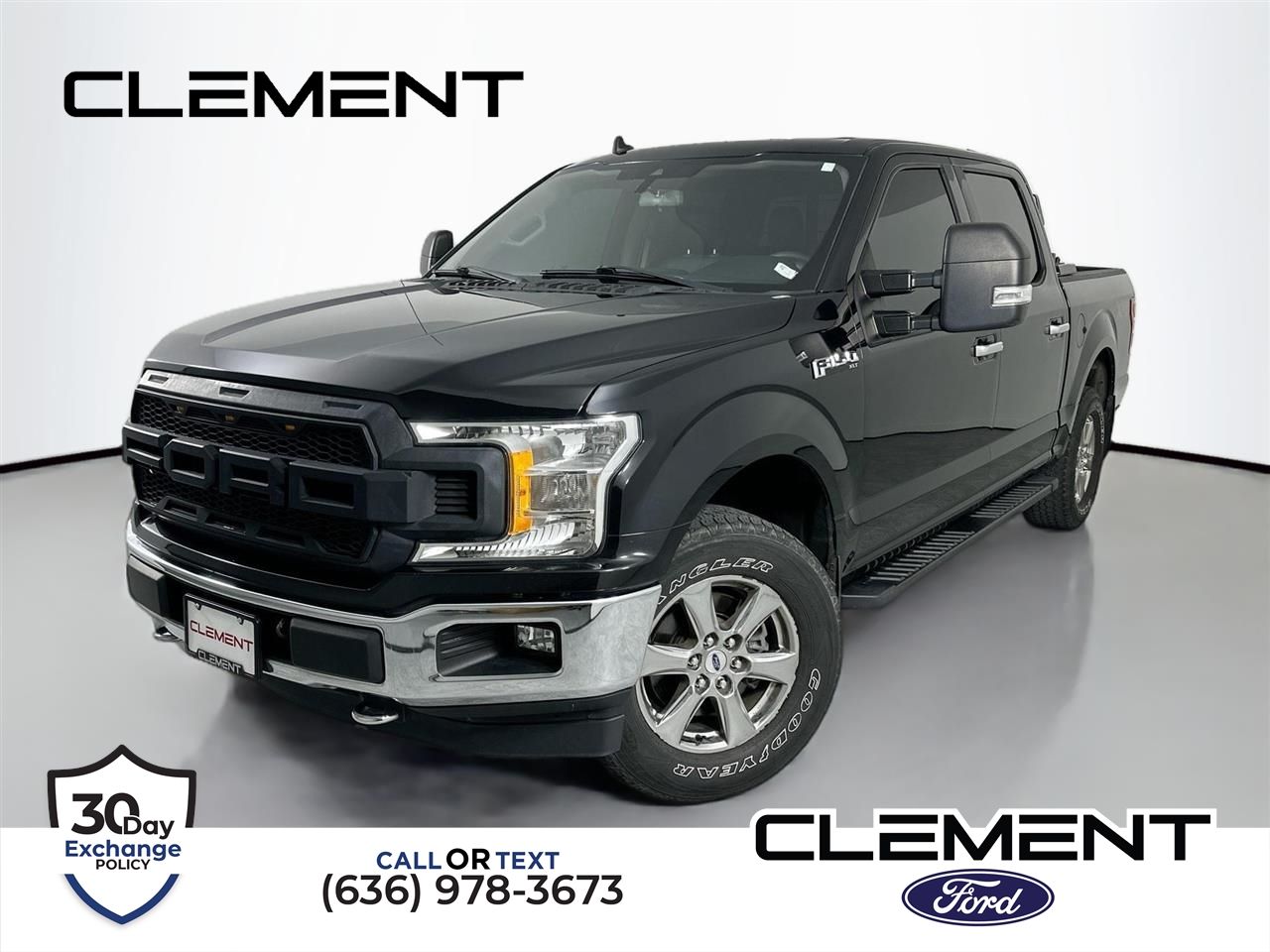 Black 2020 Ford F-150 XLT SuperCrew 4WD Pickup Truck Four-Wheel Drive Automatic