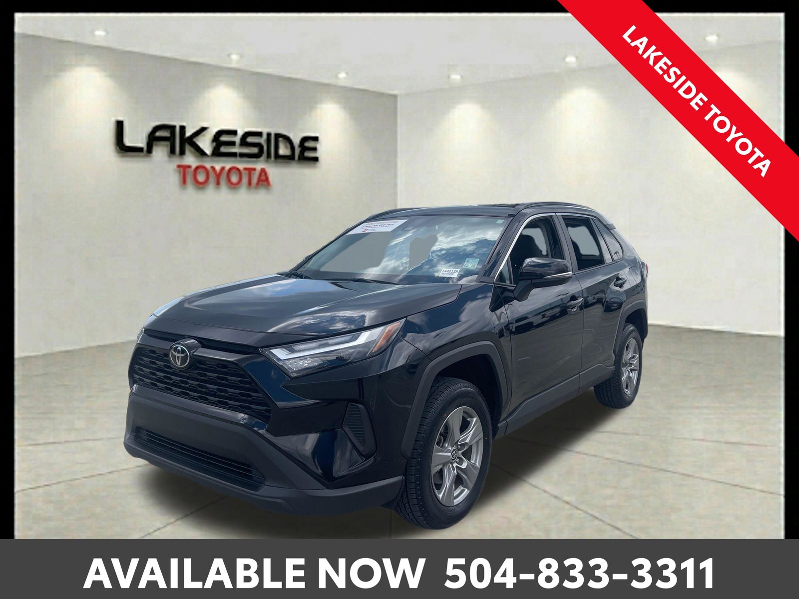 Midnight Black Metallic 2024 Toyota RAV4 SUV / Crossover Front-Wheel Drive 8-Speed Automatic