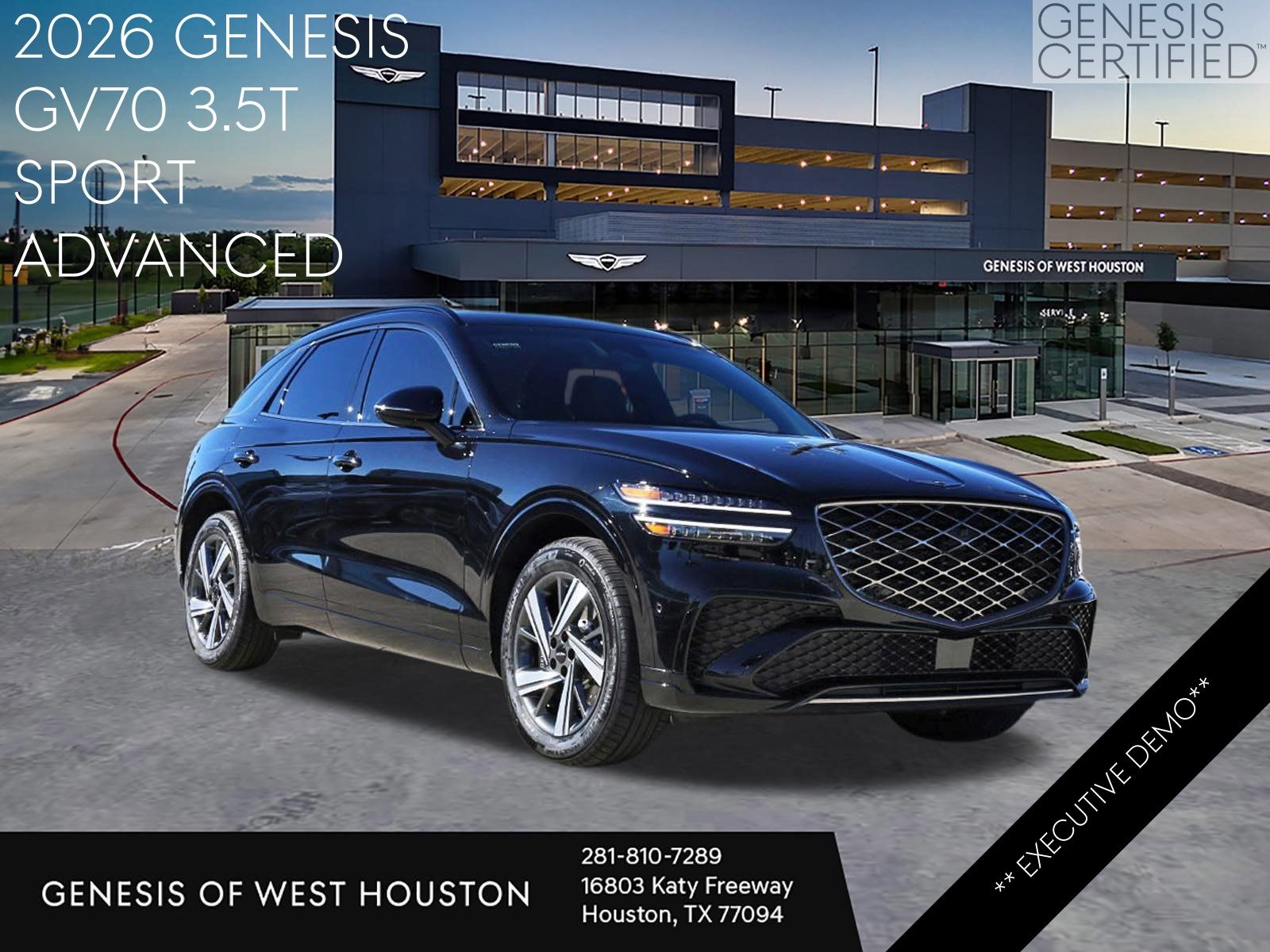 2026 Genesis GV70 3.5T Sport Advanced AWD