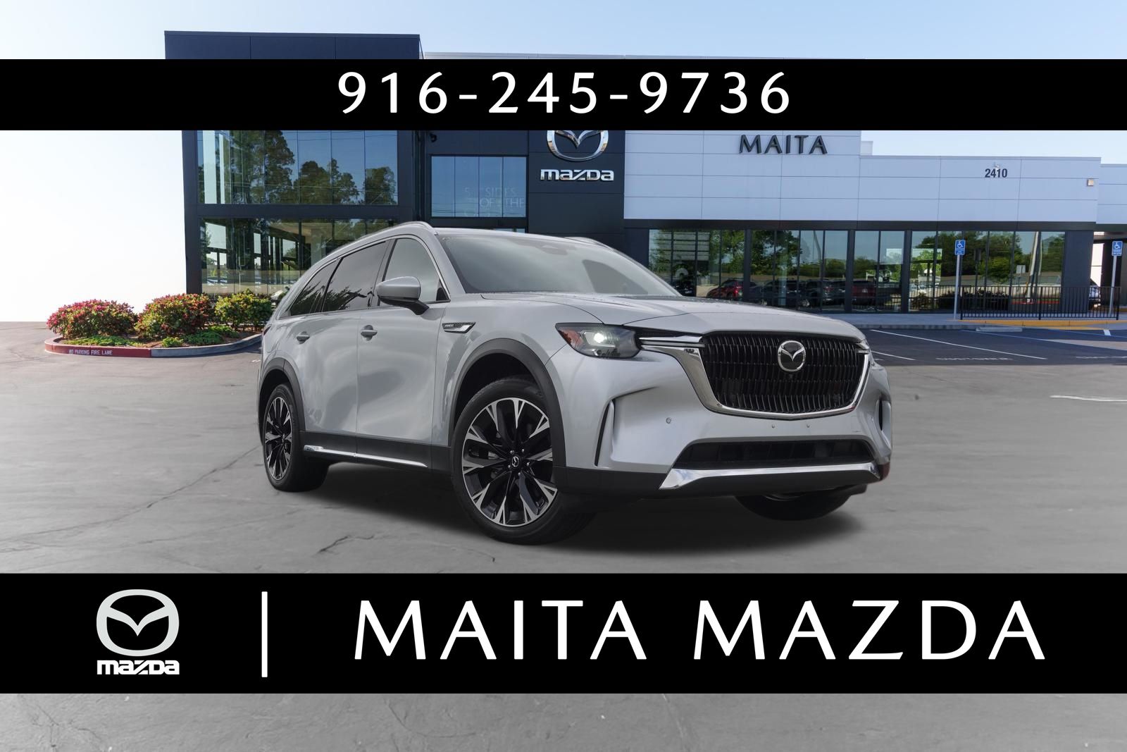 Sonic Silver 2024 Mazda CX-90 PHEV Premium Plus AWD SUV / Crossover All-Wheel Drive 8-Speed Automatic