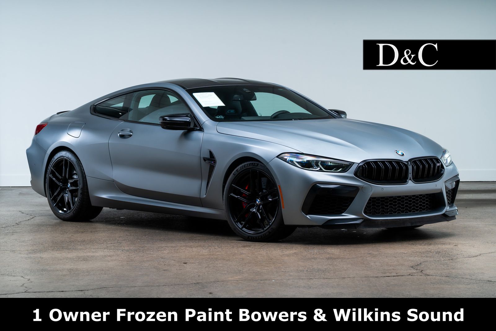 Frozen Pure Gray Metallic 2025 BMW M8 Coupe All-Wheel Drive 8-Speed Automatic