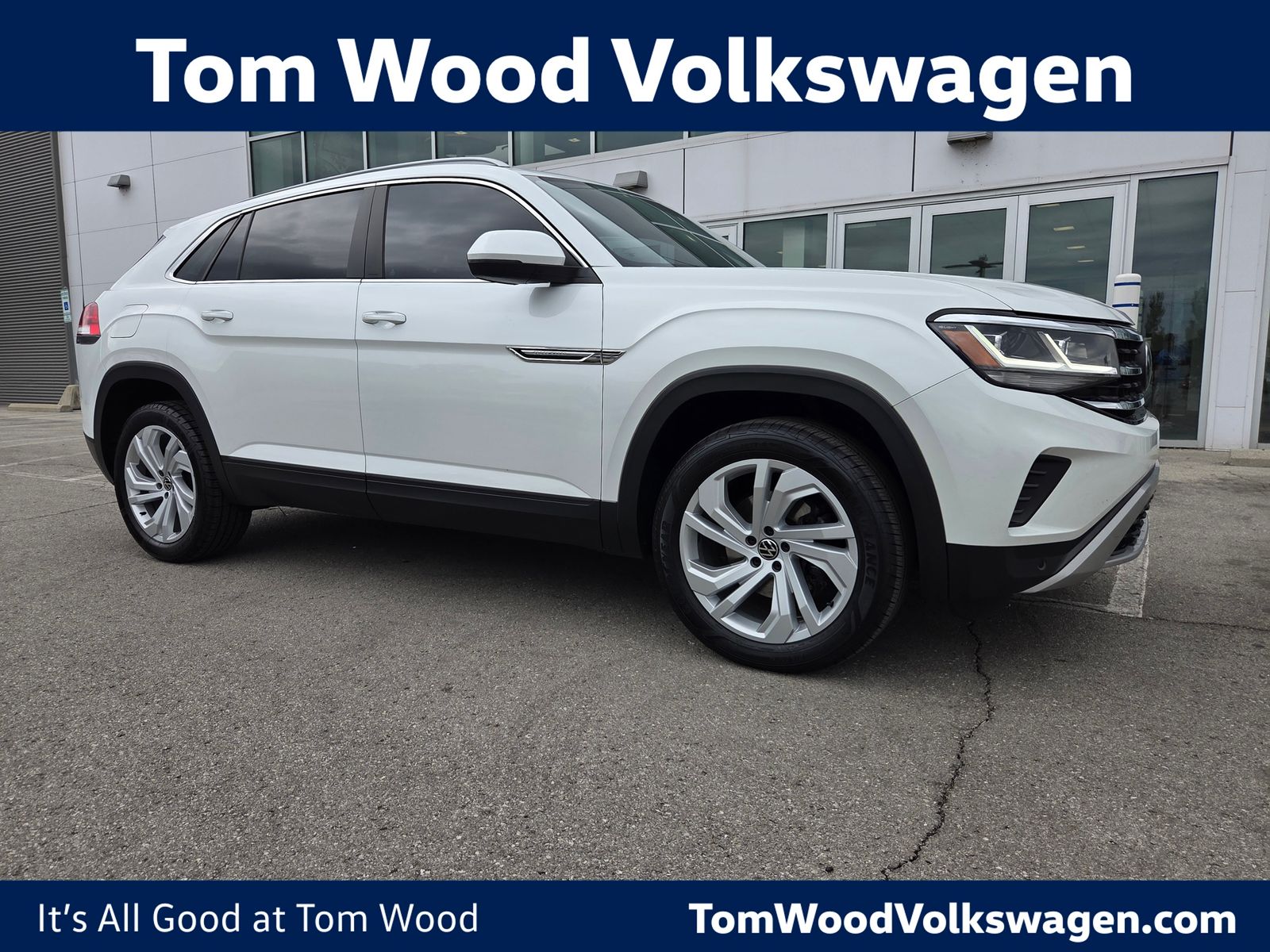 used 2021 Volkswagen Atlas Cross Sport car, priced at $22,950