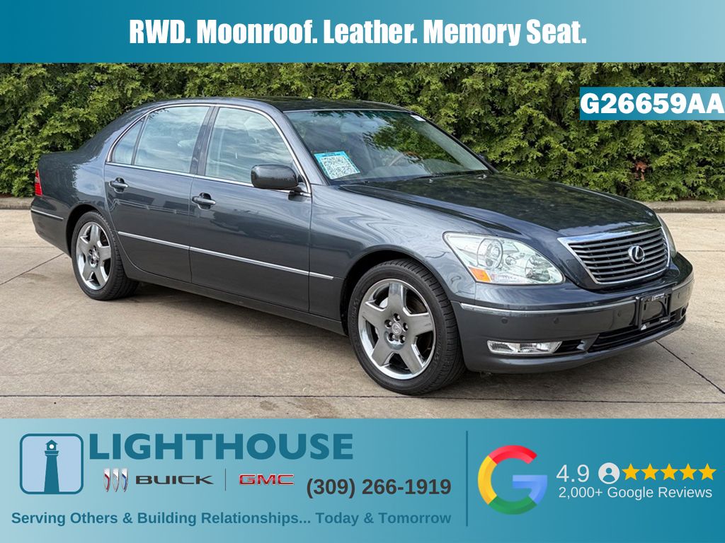 Gray 2006 Lexus LS 430 RWD Sedan Rear-Wheel Drive 6-Speed Automatic