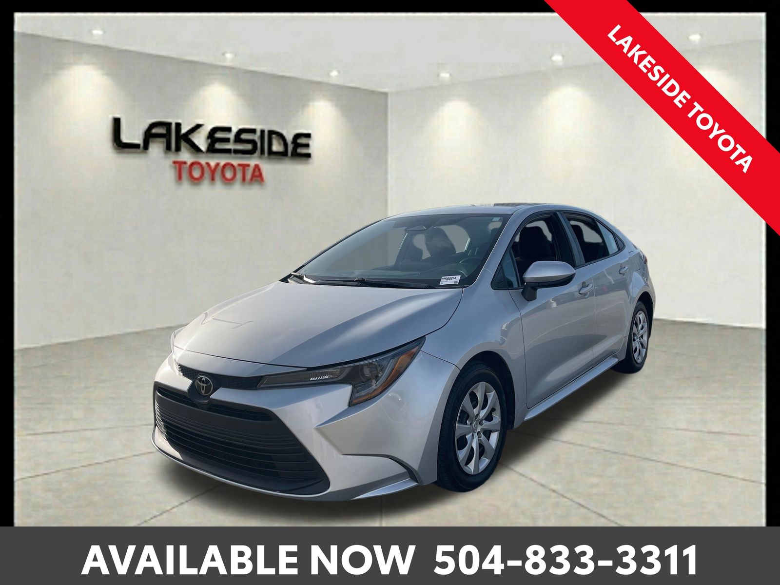 Classic Silver Metallic 2023 Toyota Corolla Sedan Front-Wheel Drive Continuously Variable Transmission