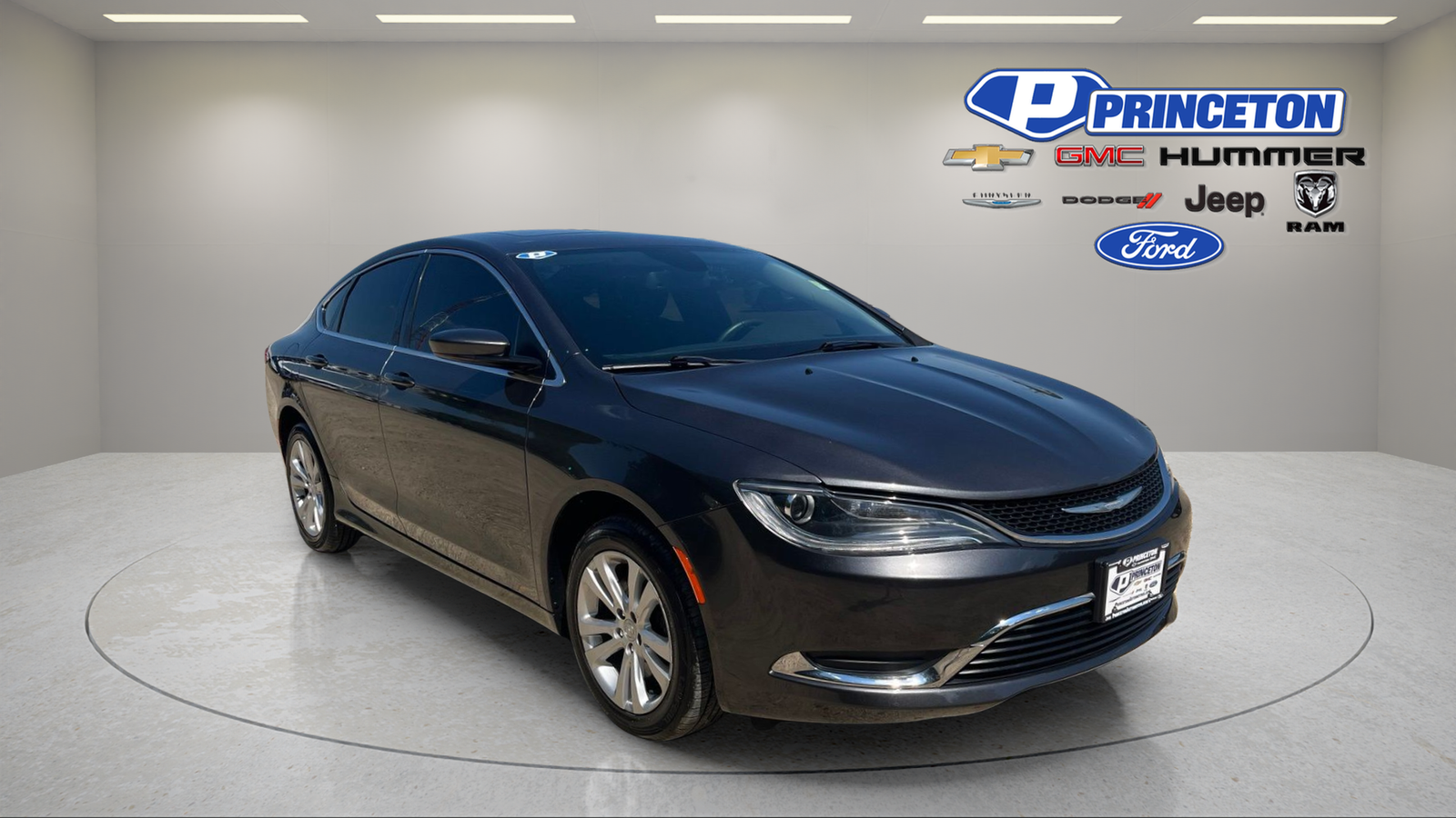 Gray (Granite Crystal Metallic Clearcoat) 2016 Chrysler 200 Sedan Front-Wheel Drive 9-Speed Automatic