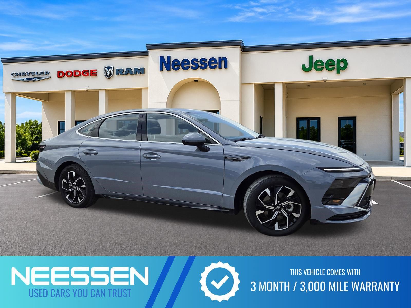 Blue 2025 Hyundai Sonata SEL FWD Sedan Front-Wheel Drive 8-Speed Automatic