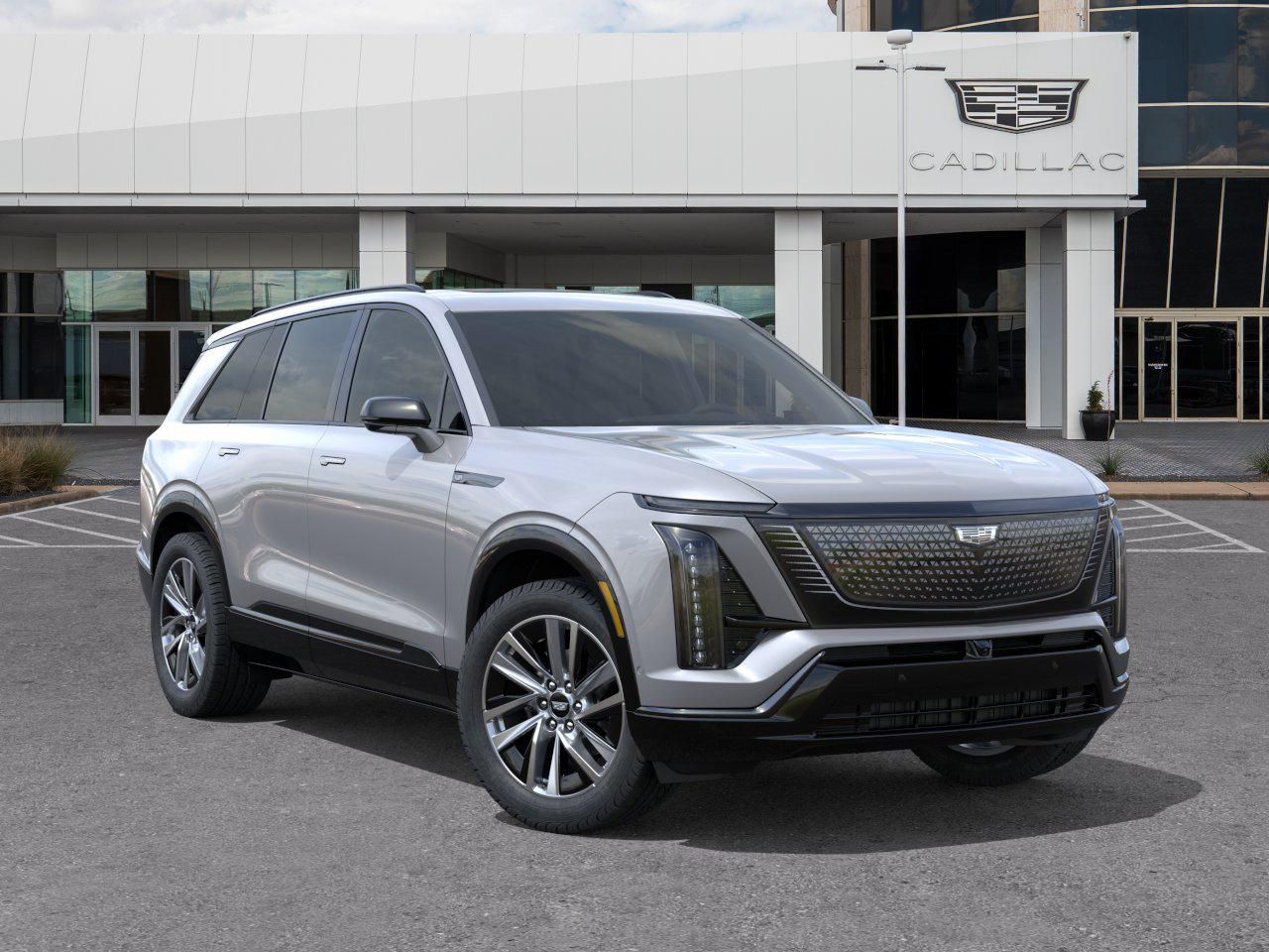 2027 Cadillac VISTIQ Sport Silver at Bayway Cadillac of The Woodlands