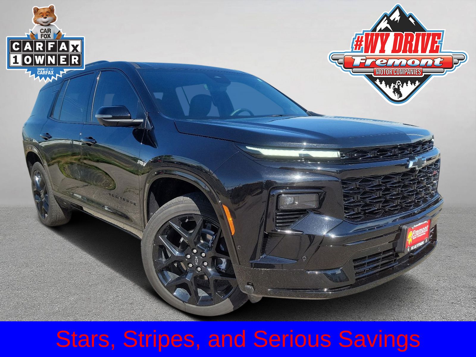 Mosaic Black Metallic 2024 Chevrolet Traverse SUV / Crossover Four-Wheel Drive 8-Speed Automatic