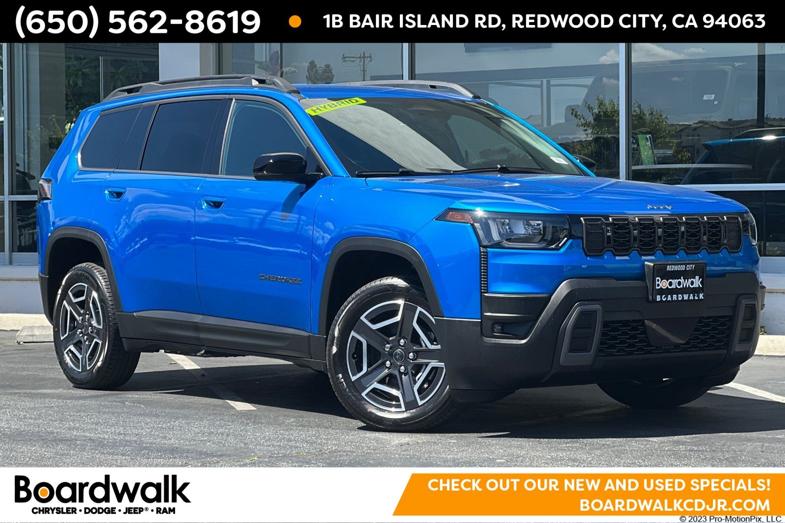 Hydro Blue Pearlcoat 2026 Jeep Cherokee Limited 4WD SUV / Crossover Four-Wheel Drive Continuously Variable Transmission