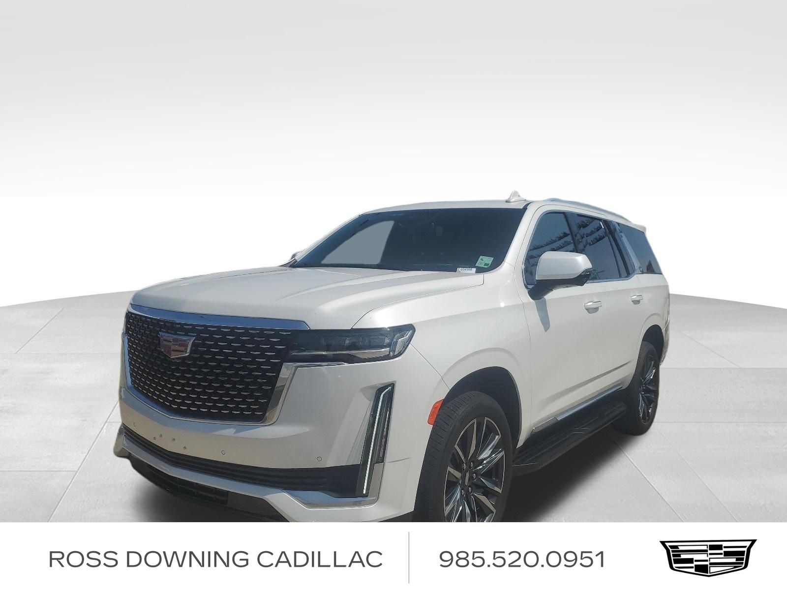 Crystal White Tricoat 2024 Cadillac Escalade Luxury RWD SUV / Crossover Rear-Wheel Drive Automatic
