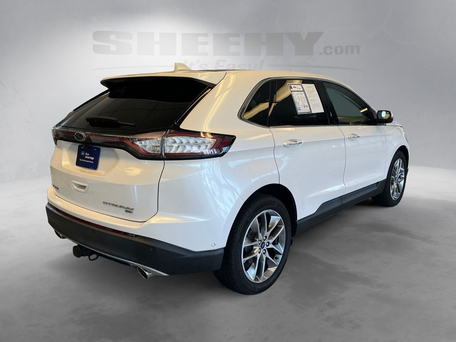 Certified Used 2017 White Platinum Clearcoat Metallic Ford Titanium image 13