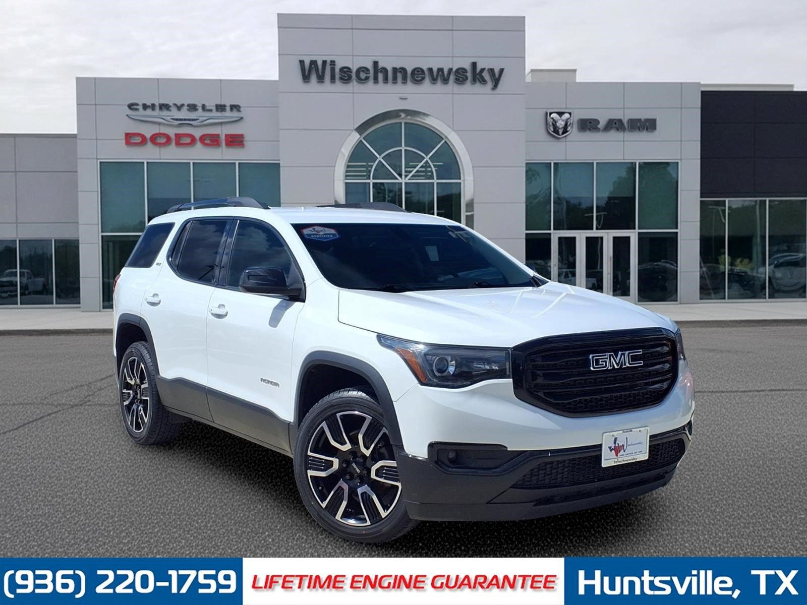 Summit White 2019 GMC Acadia SUV / Crossover Front-Wheel Drive 6-Speed Automatic