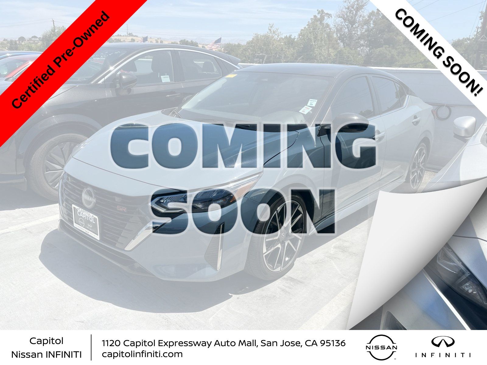 Atlantic Gray Metallic/Super Black 2025 Nissan Sentra Sedan Front-Wheel Drive Continuously Variable Transmission