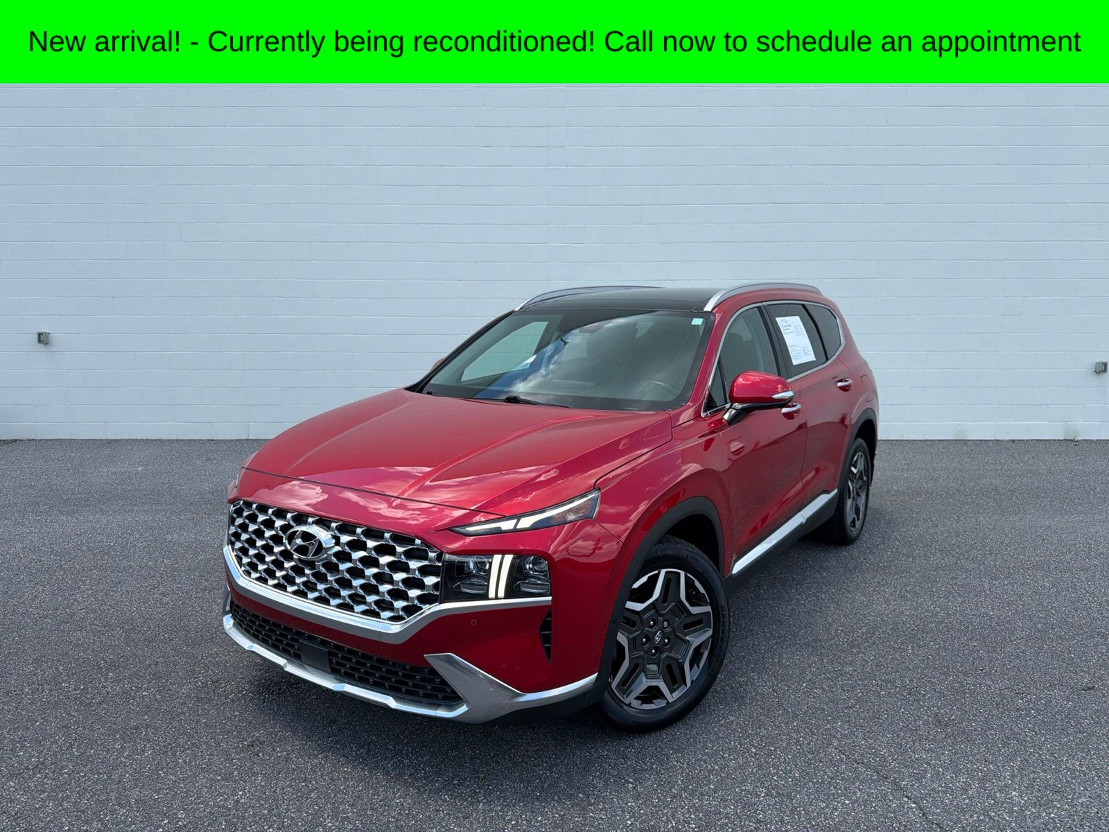 Calypso Red 2023 Hyundai Santa Fe Limited FWD SUV / Crossover Front-Wheel Drive Automatic