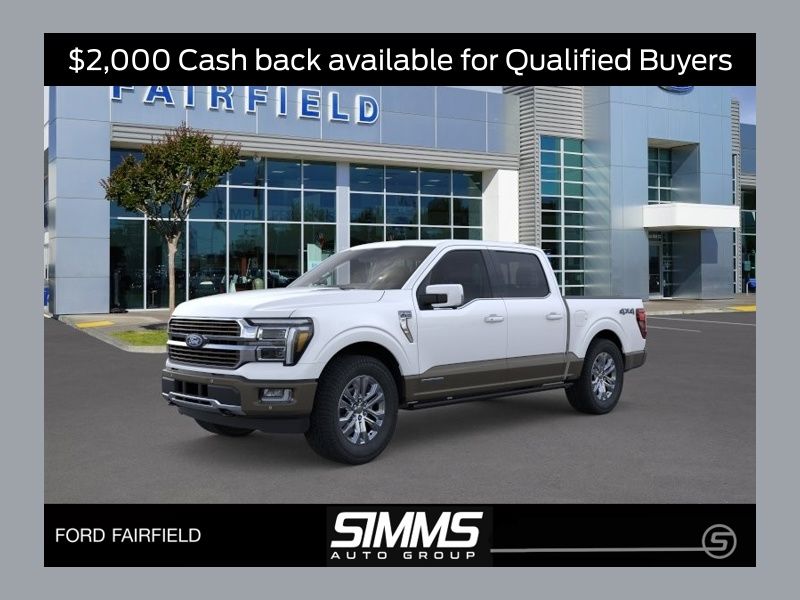 Star White Metallic Tri-Coat 2026 Ford F-150 Pickup Truck Four-Wheel Drive Automatic