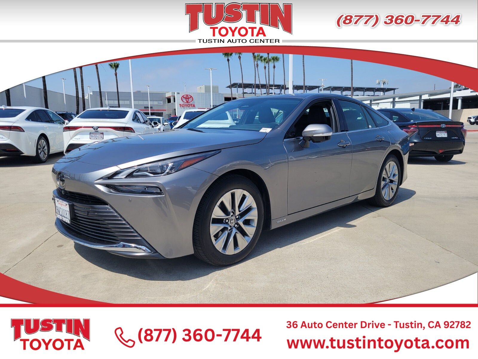 Heavy Metal 2025 Toyota Mirai Sedan Rear-Wheel Drive 1-Speed Automatic