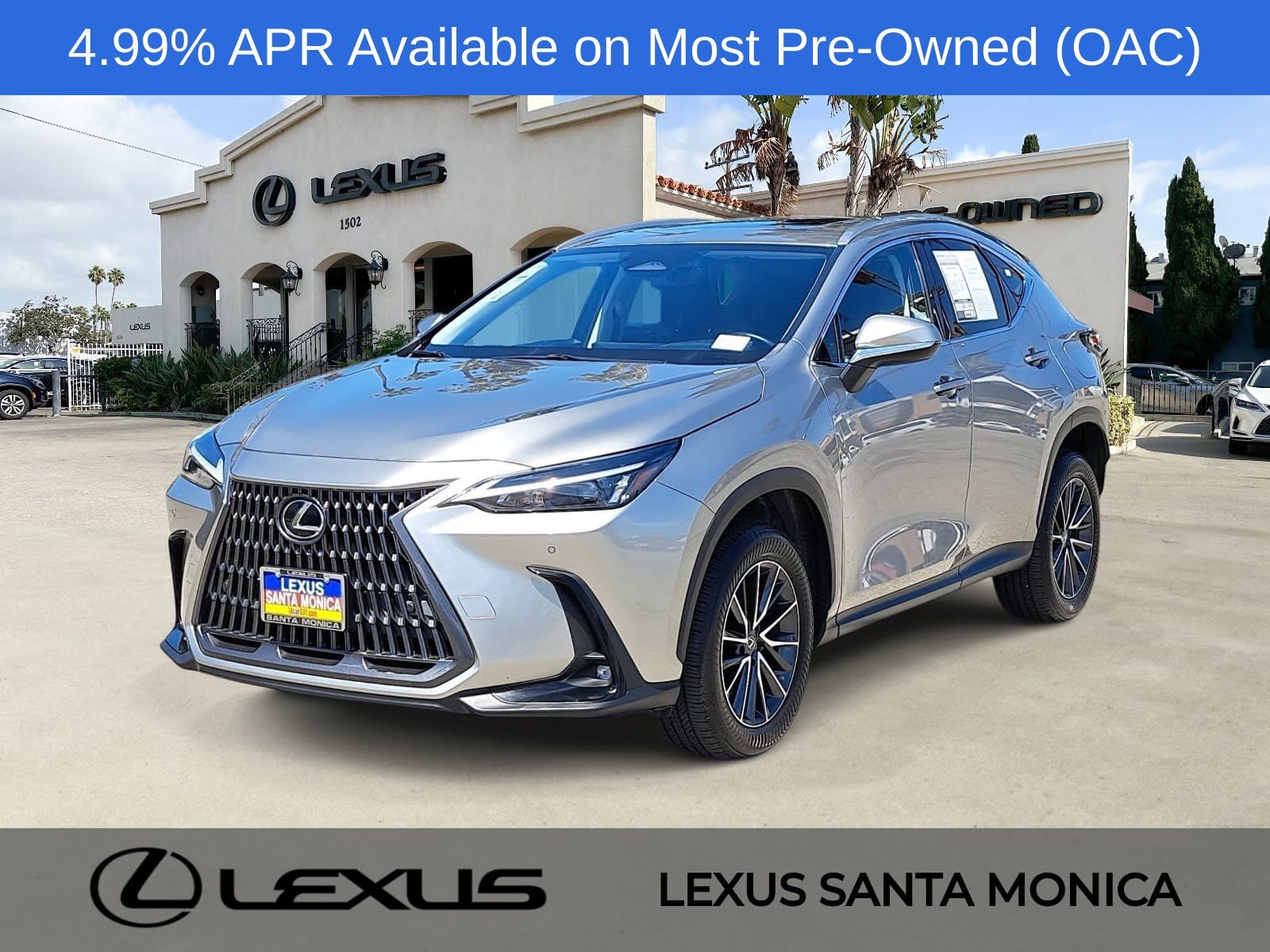Atomic Silver 2022 Lexus NX Hybrid SUV / Crossover All-Wheel Drive Continuously Variable Transmission