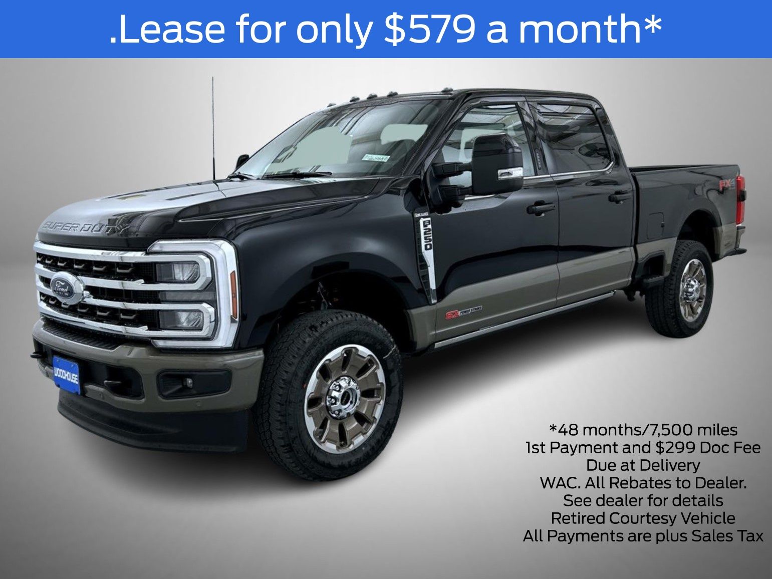 Agate Black Metallic 2026 Ford F-250 Super Duty Pickup Truck Four-Wheel Drive Automatic