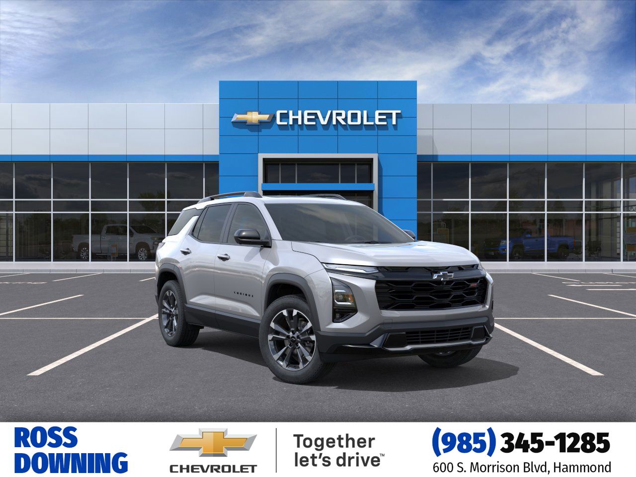 Sterling Gray Metallic 2026 Chevrolet Equinox RS FWD SUV / Crossover Front-Wheel Drive Continuously Variable Transmission