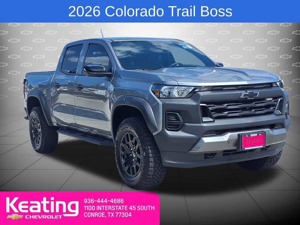 Sterling Gray Metallic 2026 Chevrolet Colorado Pickup Truck Four-Wheel Drive 8-Speed Automatic