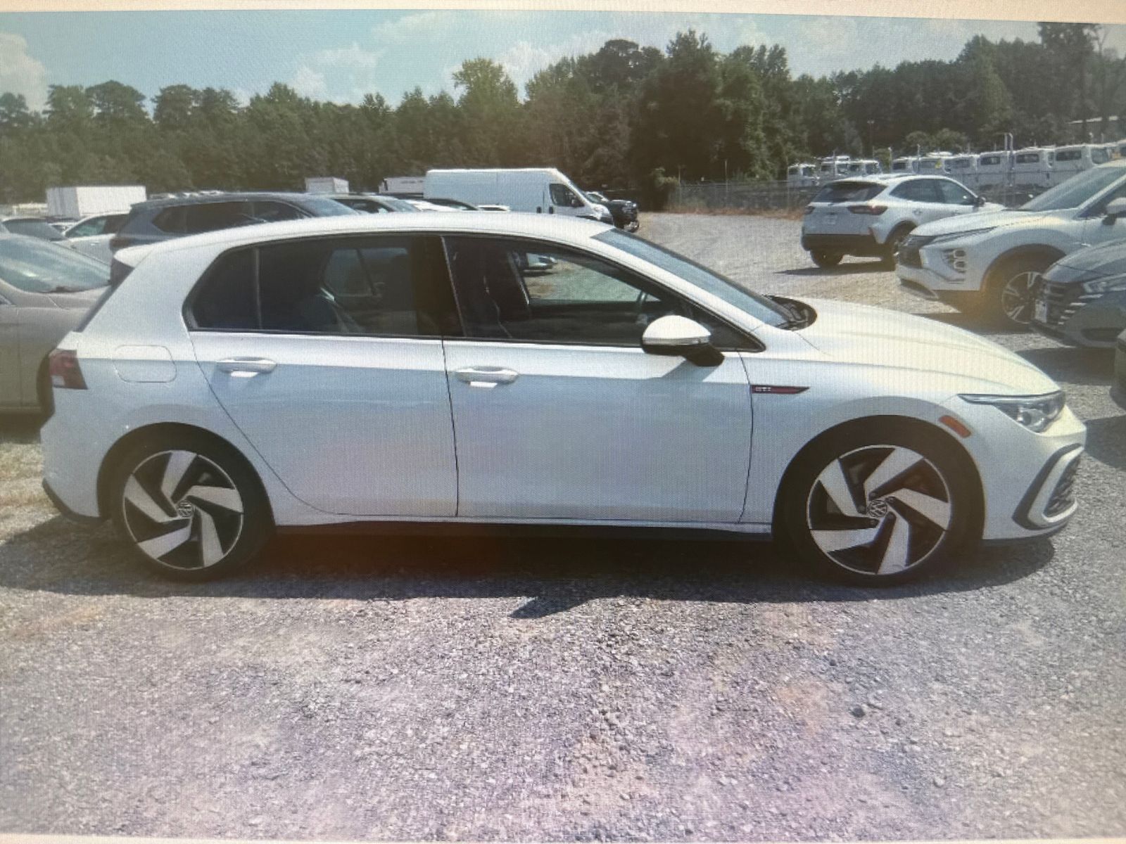 White 2024 Volkswagen Golf GTI Hatchback Front-Wheel Drive 7-Speed Dual Clutch