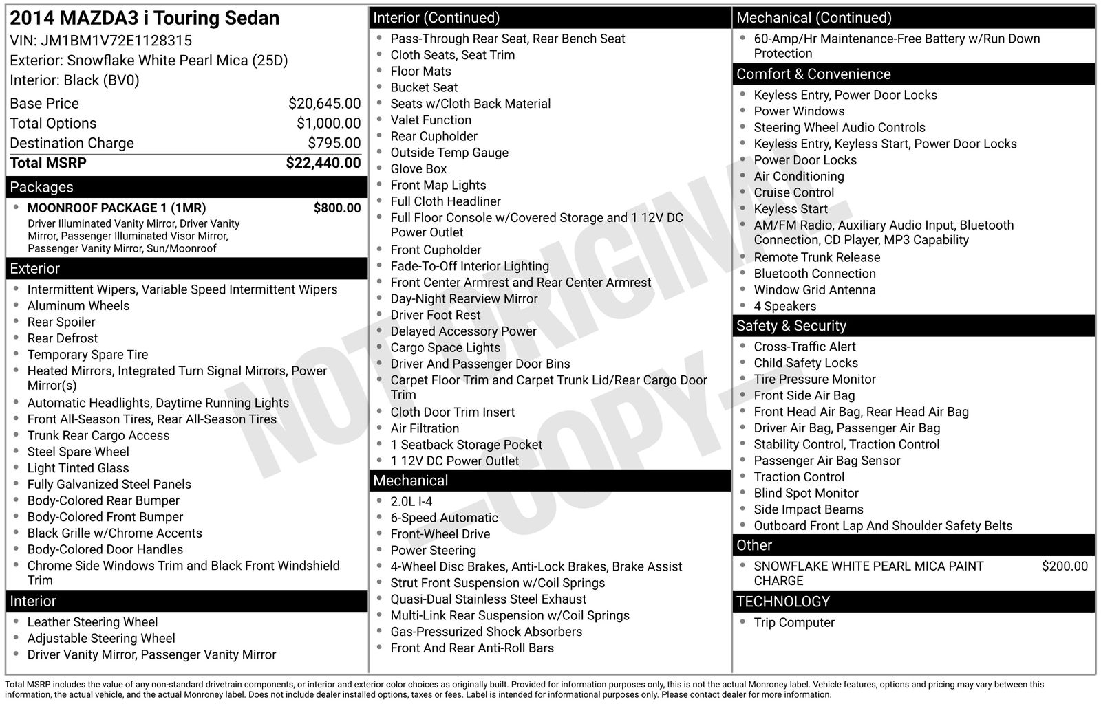 Used Car 2014 Mazda Mazda3  I Touring For Sale Under $10,000 In Austin, Texas