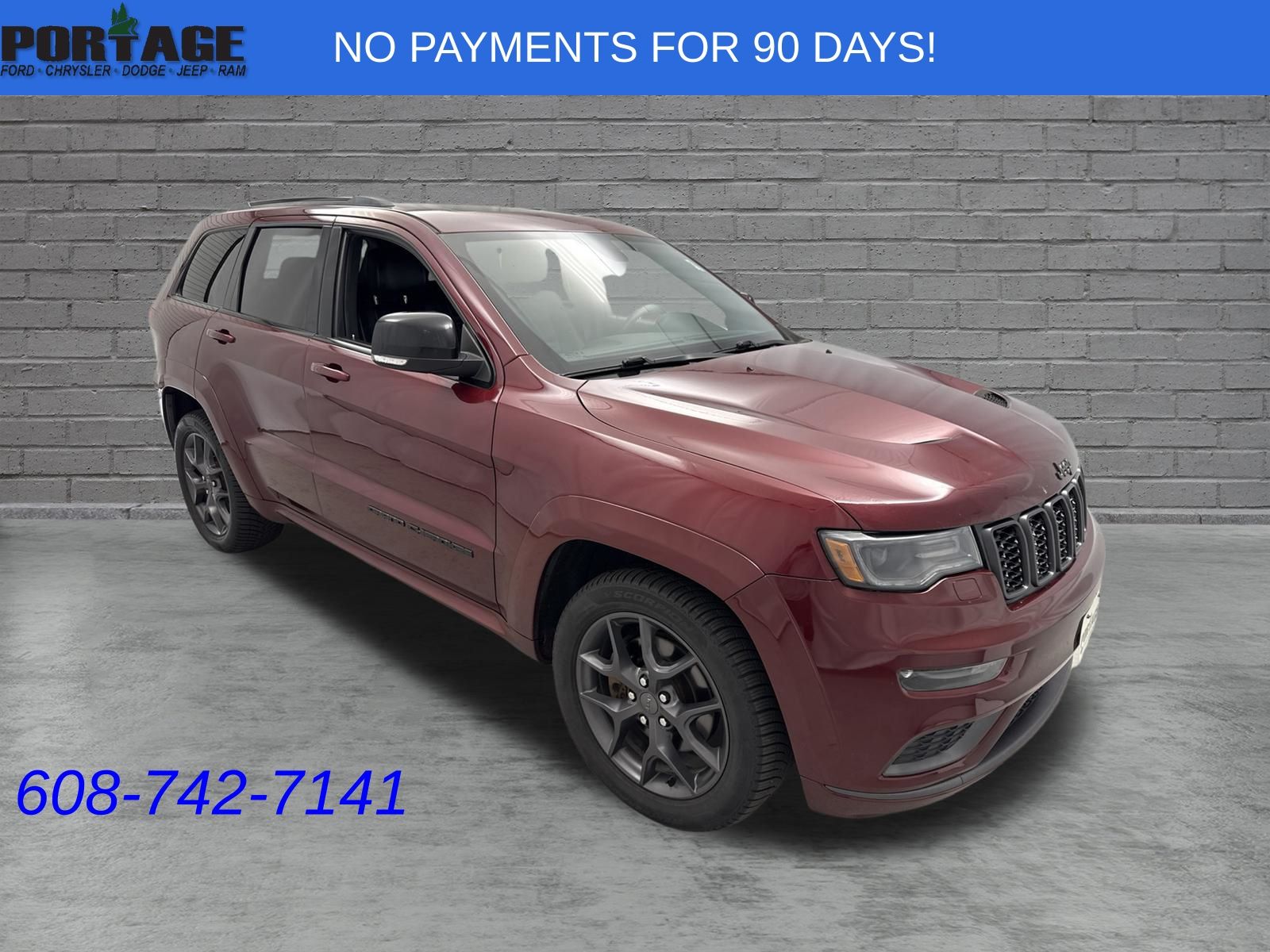 Velvet Red Pearlcoat 2019 Jeep Grand Cherokee SUV / Crossover Four-Wheel Drive 8-Speed Automatic