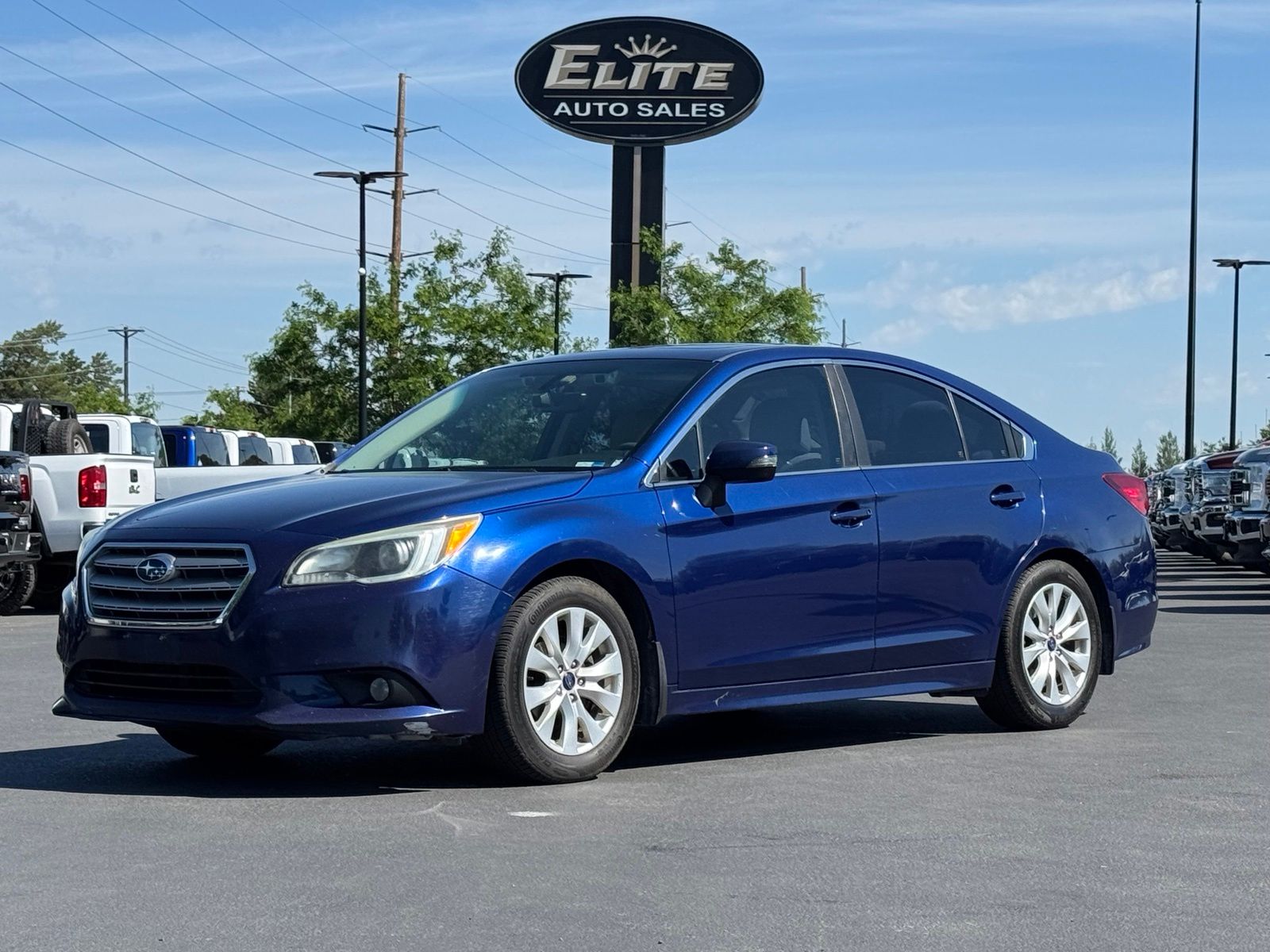 Lapis Blue Pearl 2017 Subaru Legacy Sedan All-Wheel Drive Continuously Variable Transmission