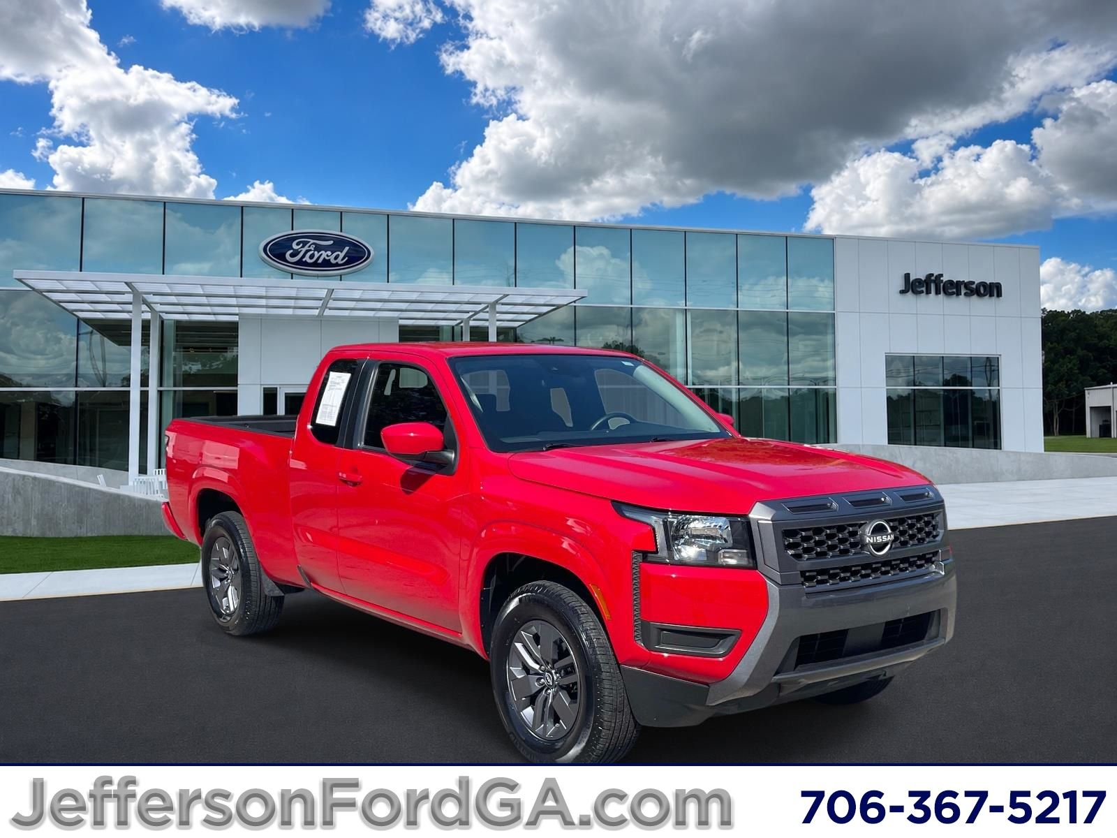 Red Alert 2025 Nissan Frontier Pickup Truck 4X2 9-Speed Automatic Overdrive