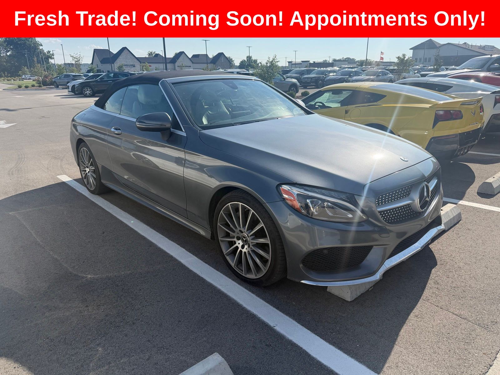 designo Selenite Gray Magno (Matte Finish) 2017 Mercedes-Benz C-Class Convertible All-Wheel Drive 9-Speed Automatic
