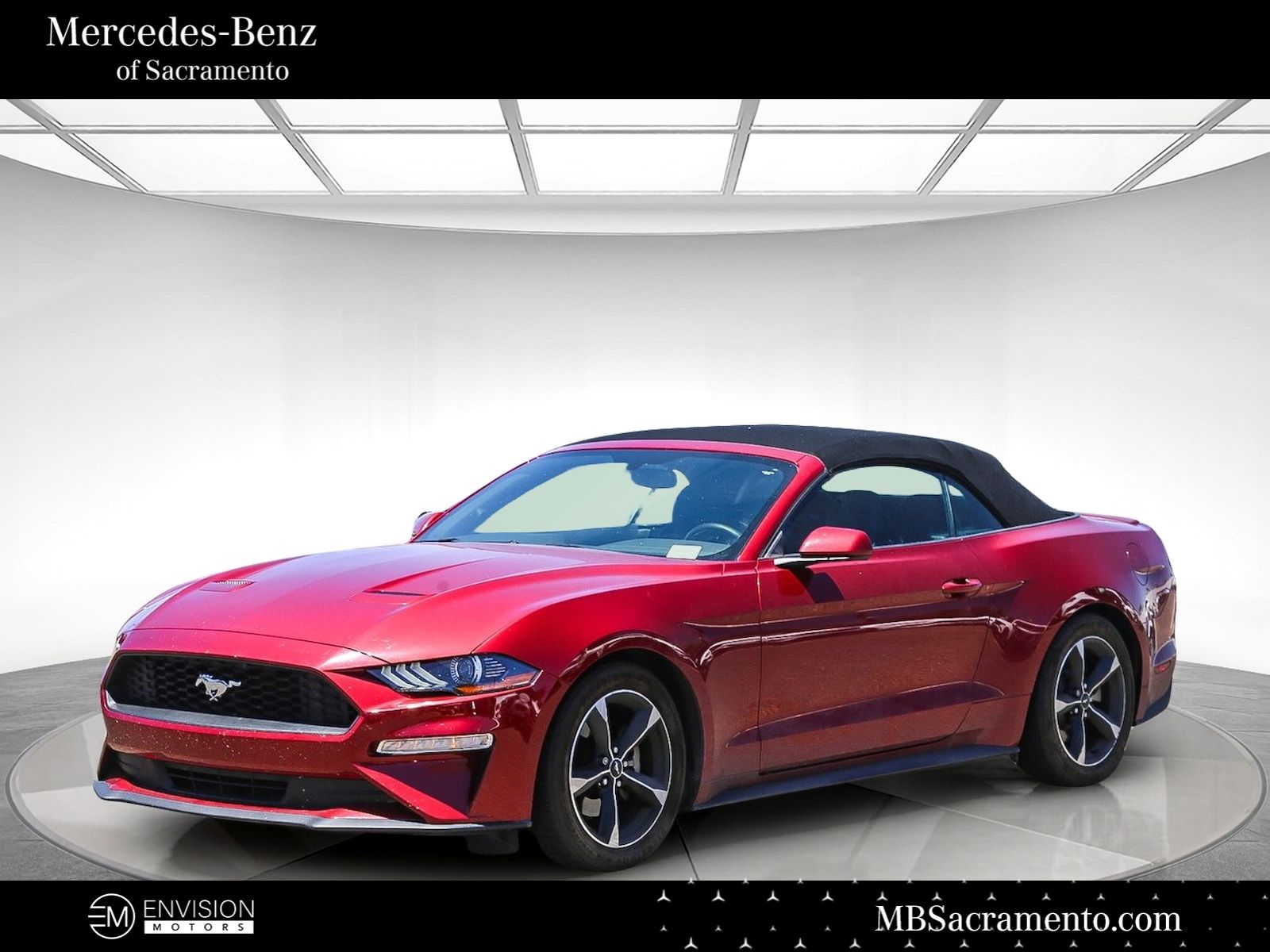 Ruby Red Metallic Tinted Clearcoat 2018 Ford Mustang Convertible Rear-Wheel Drive Automatic