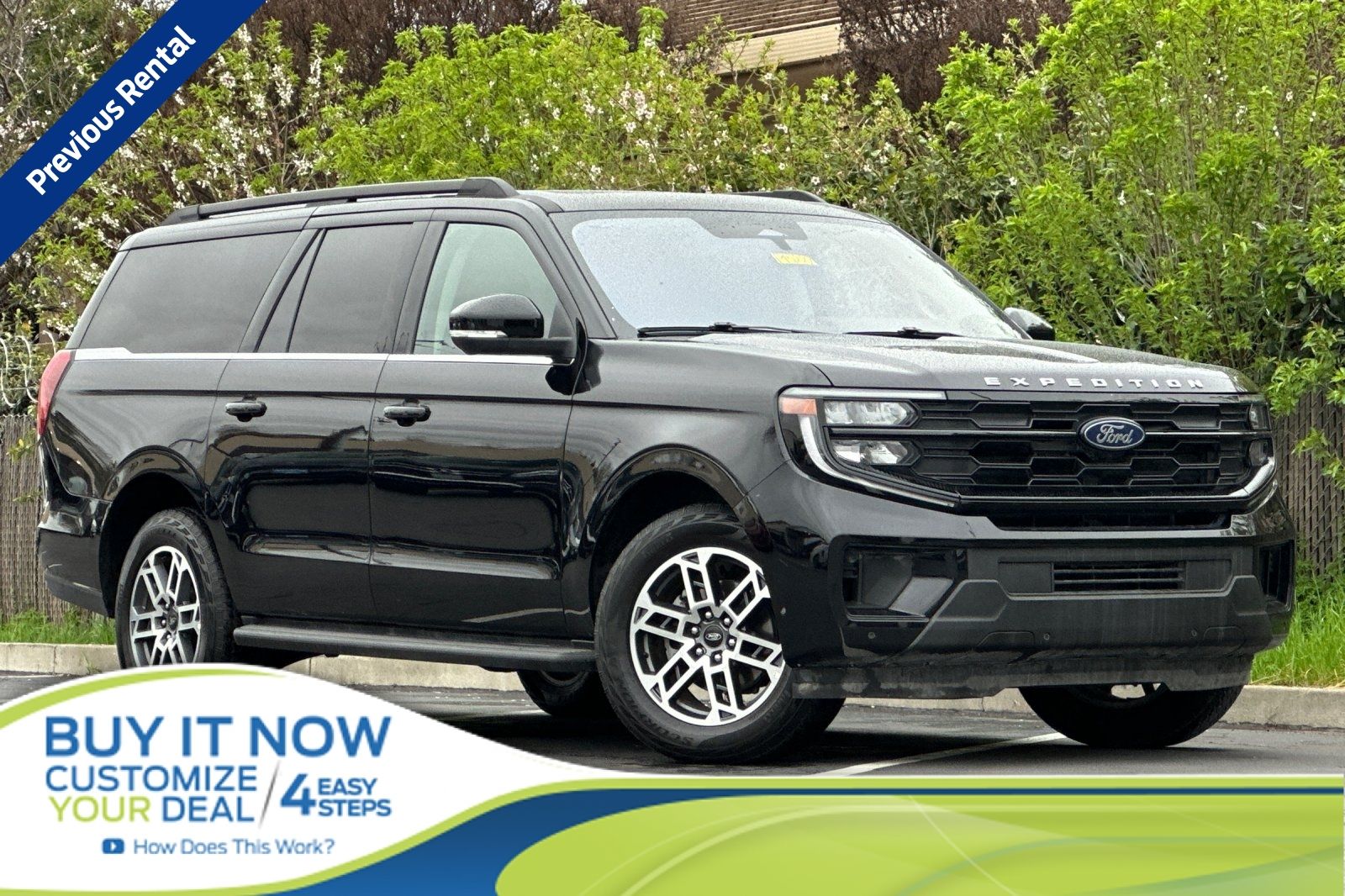 Agate Black Metallic 2025 Ford Expedition MAX Active 4WD SUV / Crossover Four-Wheel Drive Automatic