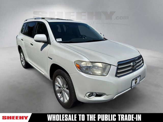 White (Blizzard Pearl) 2009 Toyota Highlander Hybrid Limited SUV / Crossover All-Wheel Drive Continuously Variable Transmission