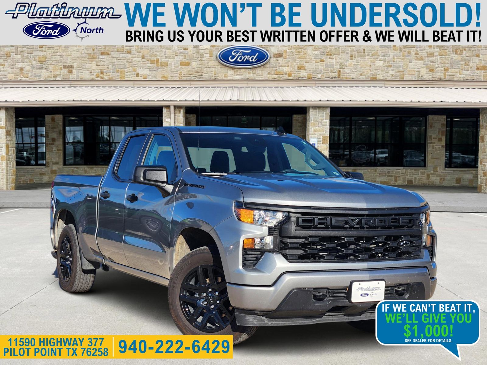 2024 Chevrolet Silverado 1500 Custom Double Cab RWD