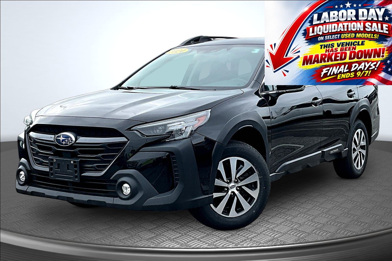 Crystal Black Silica 2024 Subaru Outback SUV / Crossover All-Wheel Drive Continuously Variable Transmission