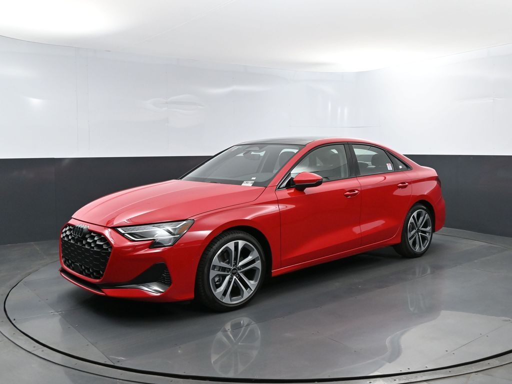Red 2026 Audi A3 Sedan All-Wheel Drive 7-Speed Automatic