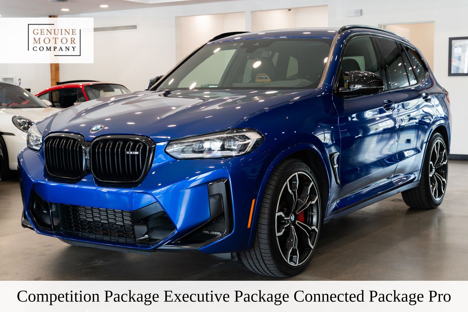 Marina Bay Blue Metallic 2022 BMW X3 M SUV / Crossover All-Wheel Drive 8-Speed Automatic