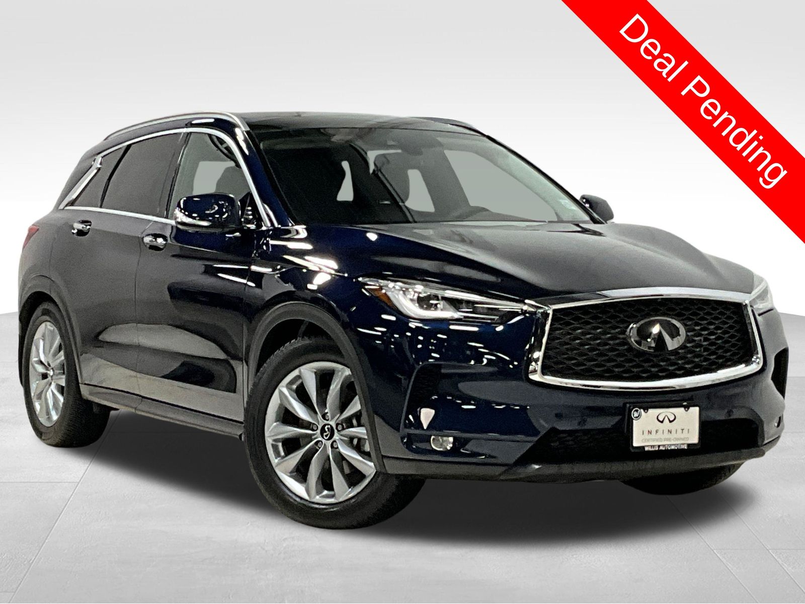 Hermosa Blue 2021 INFINITI QX50 SUV / Crossover All-Wheel Drive Continuously Variable Transmission