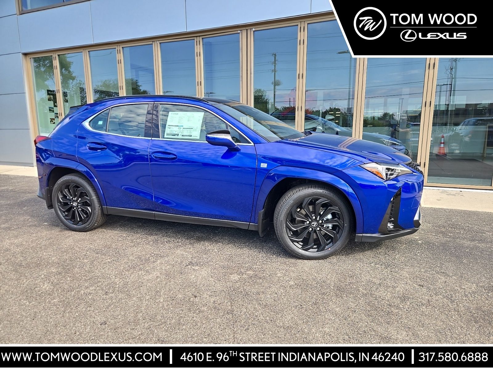 Blue Mica 2026 Lexus UX Hybrid SUV / Crossover All-Wheel Drive Continuously Variable Transmission