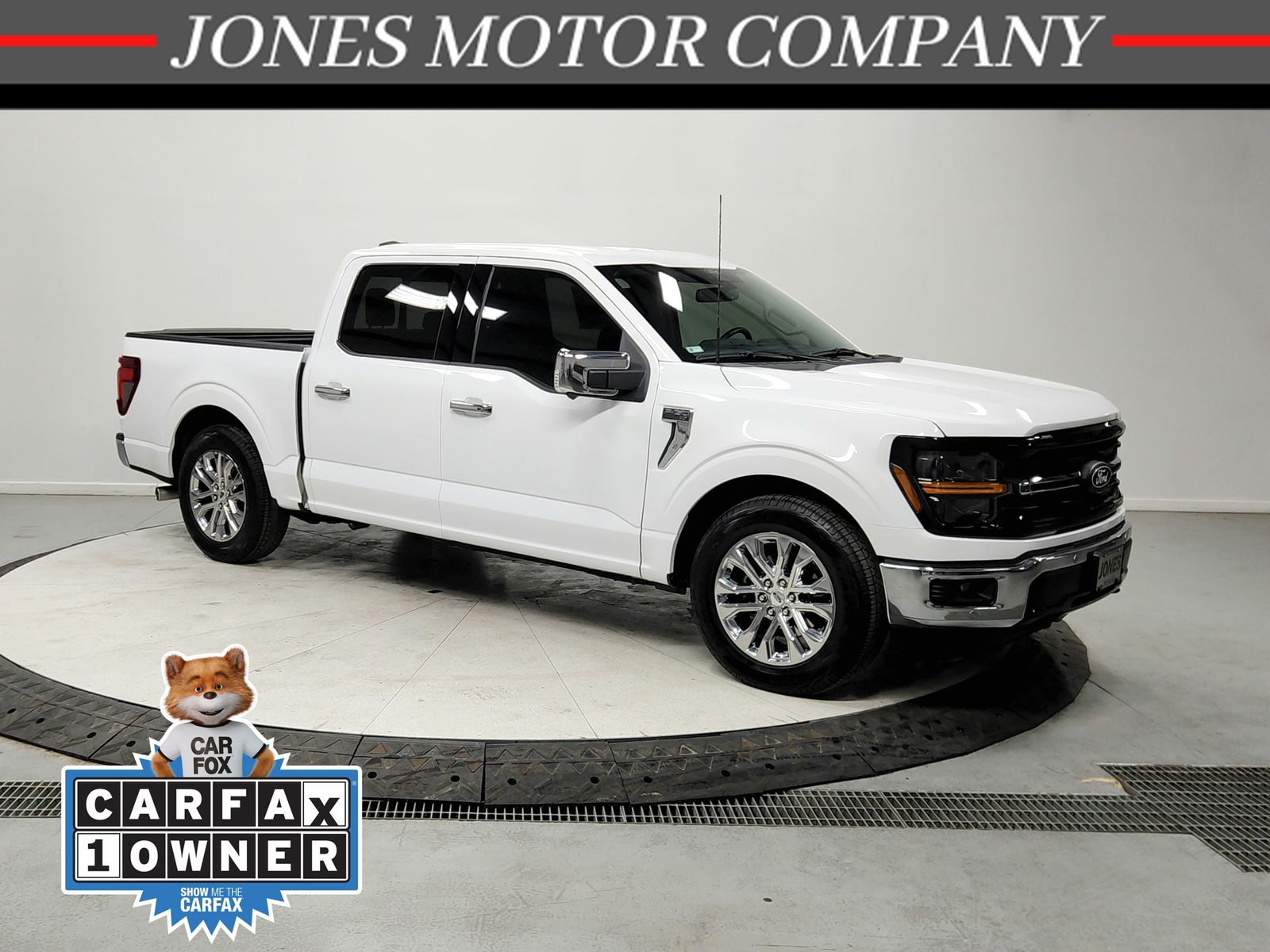Oxford White 2024 Ford F-150 XLT SuperCrew 4WD Pickup Truck Four-Wheel Drive Automatic