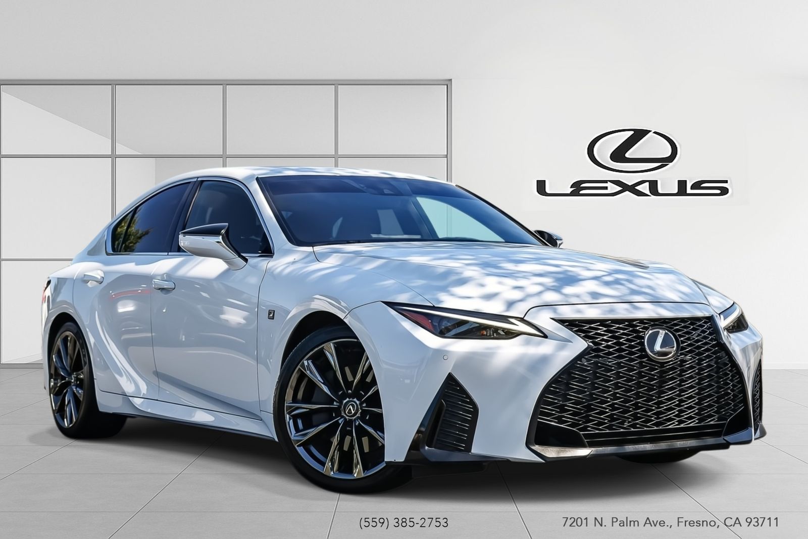 Ultra White 2022 Lexus IS Sedan Rear-Wheel Drive 8-Speed Automatic