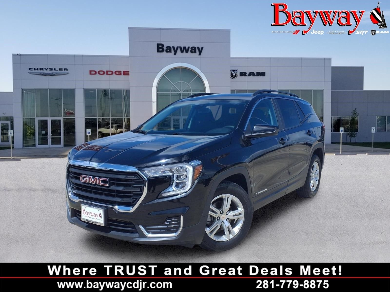2022 GMC Terrain SLE Black at Central Houston Nissan