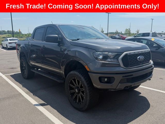 Gray (Magnetic) 2019 Ford Ranger XLT SuperCrew 4WD Pickup Truck Four-Wheel Drive Automatic