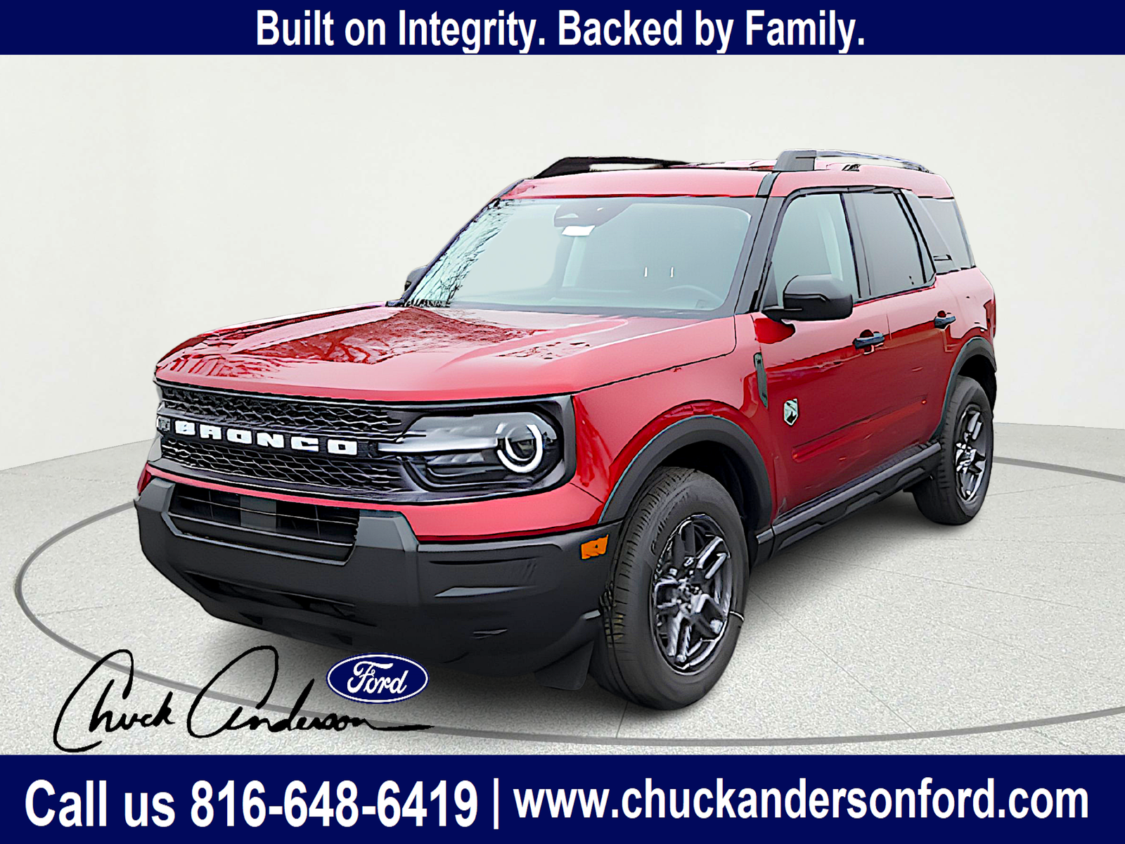 Ruby Red Metallic 2025 Ford Bronco Sport SUV / Crossover All-Wheel Drive 8-Speed Automatic