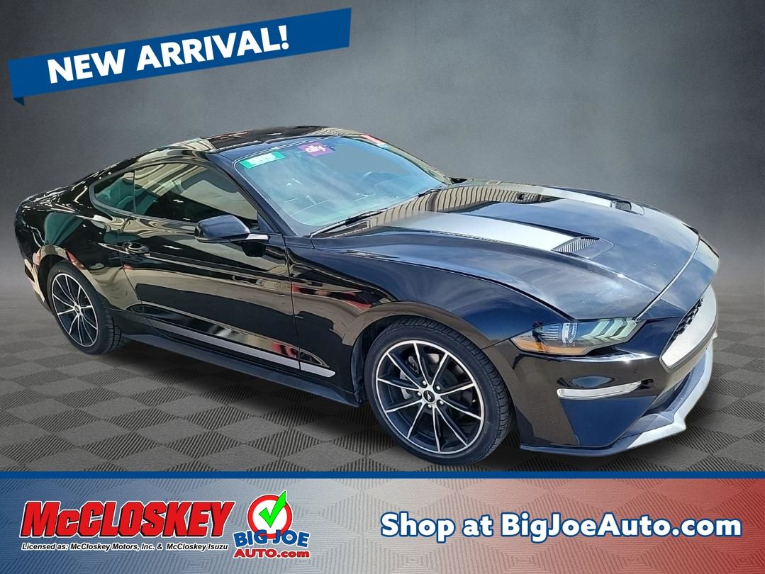 Shadow Black 2020 Ford Mustang EcoBoost Premium Coupe RWD Coupe Rear-Wheel Drive Automatic