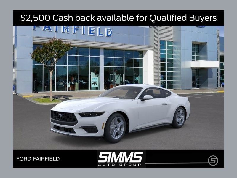 Oxford White 2026 Ford Mustang Coupe Rear-Wheel Drive Automatic