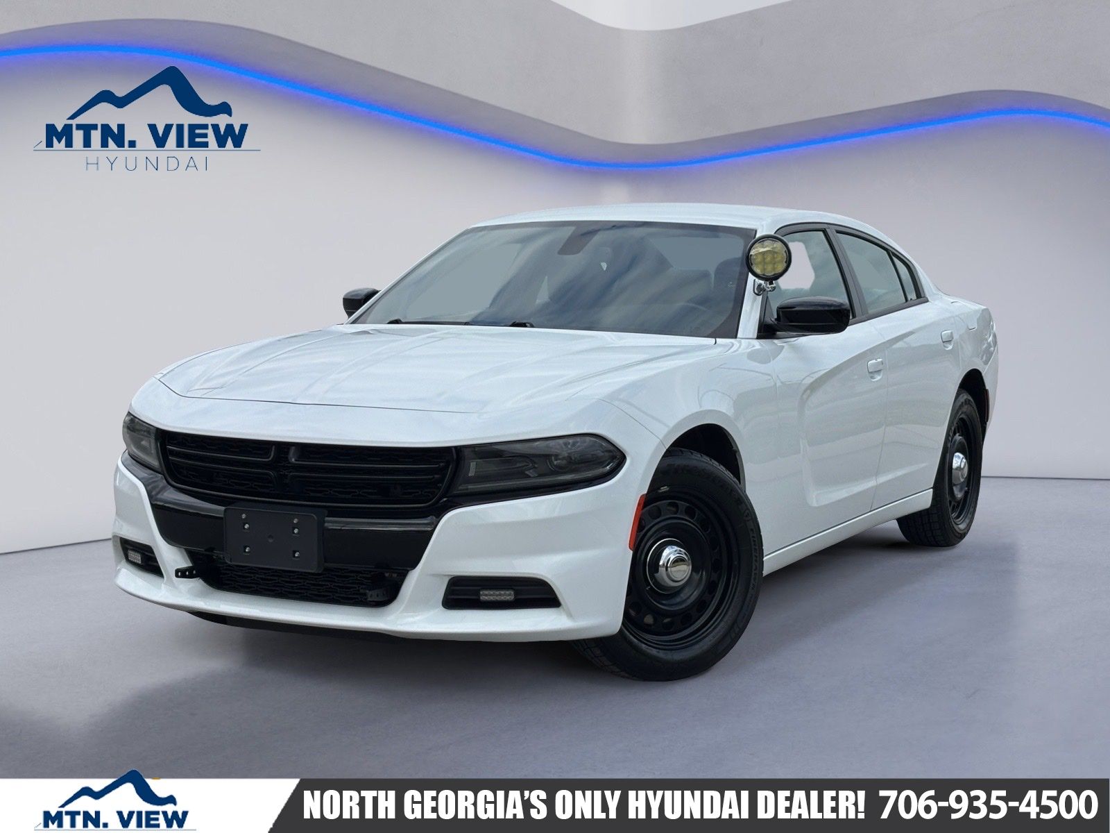 White Knuckle Clearcoat 2023 Dodge Charger Police AWD Sedan All-Wheel Drive 8-Speed Automatic
